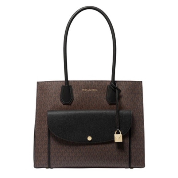 Michael Kors Mercer Signature Extra Large Pocket - Picture 2 of 16